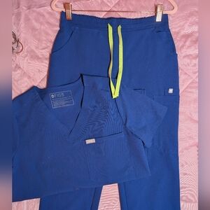 FIGS Electric Blue Scrub Set - XS/XSP